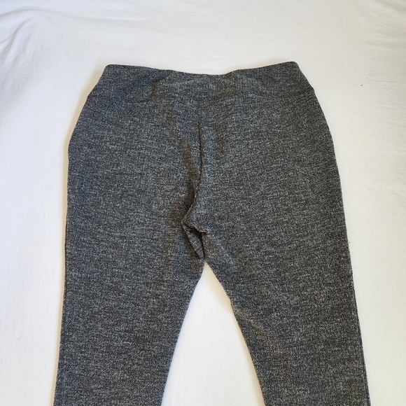 Chico's Zenergy herringbone leggings gray stretchy zippered pockets gray 3 16 XL - Picture 6 of 13